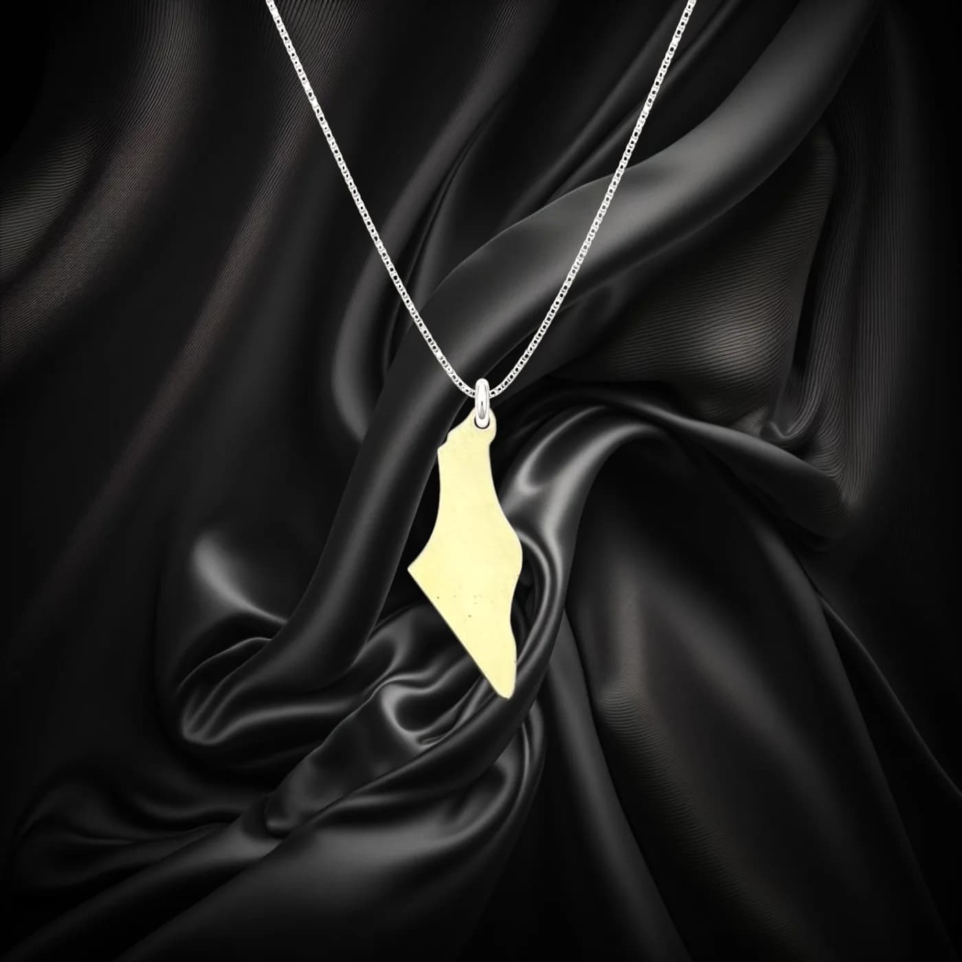 Map of Israel Pendant
